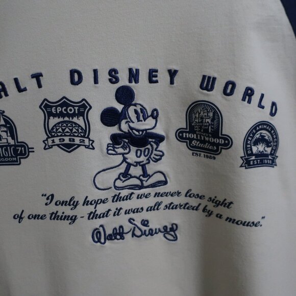 Walt Disney World Disney Icons Baseball T-shirt Adult Unisex- Large - Picture 6 of 6